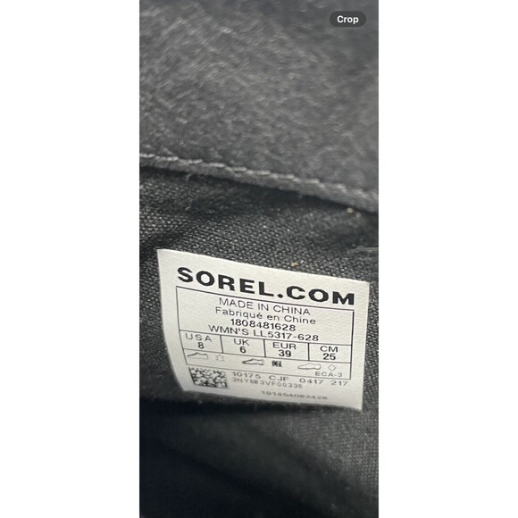 SOREL Lolla Waterproof Leather Ankle Boot Womens Size 8 LL5317-628 Chestnut EUC - Picture 9 of 9